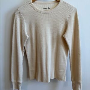 Noble Waffle Long-Sleeve Top
